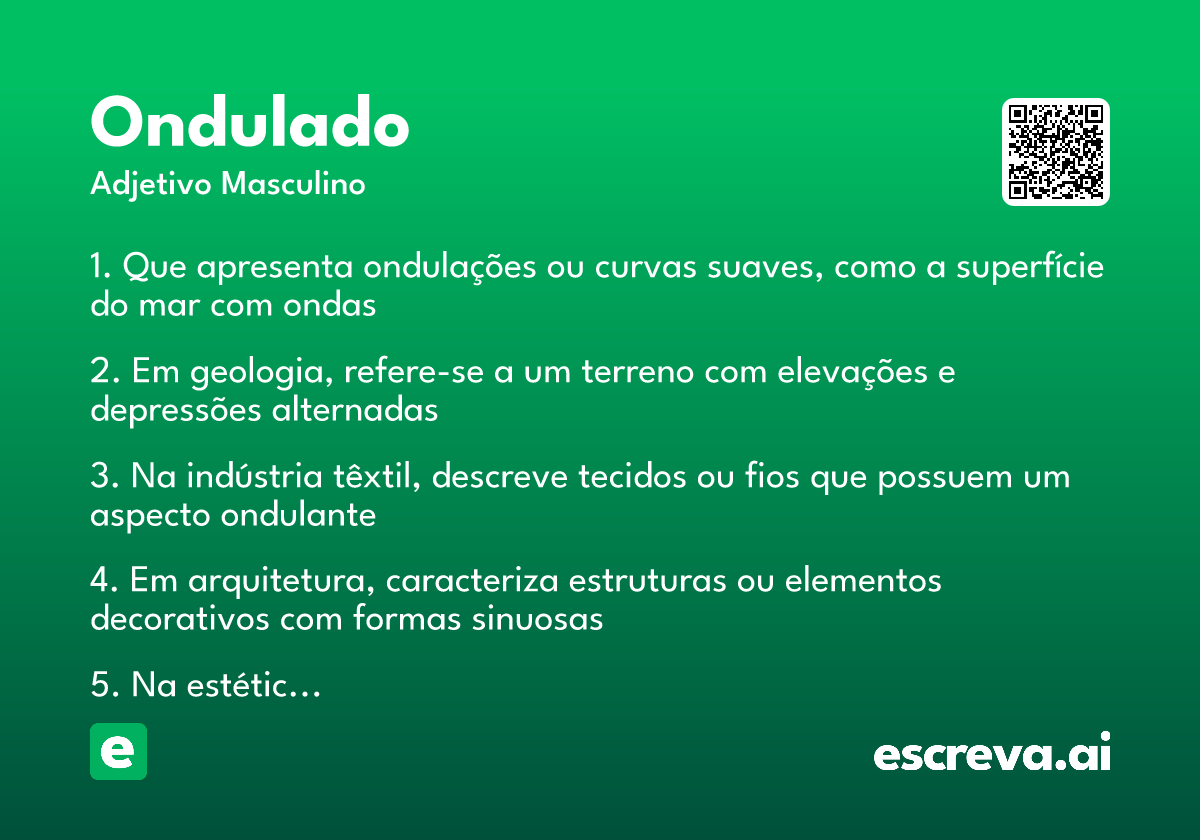 ondulado