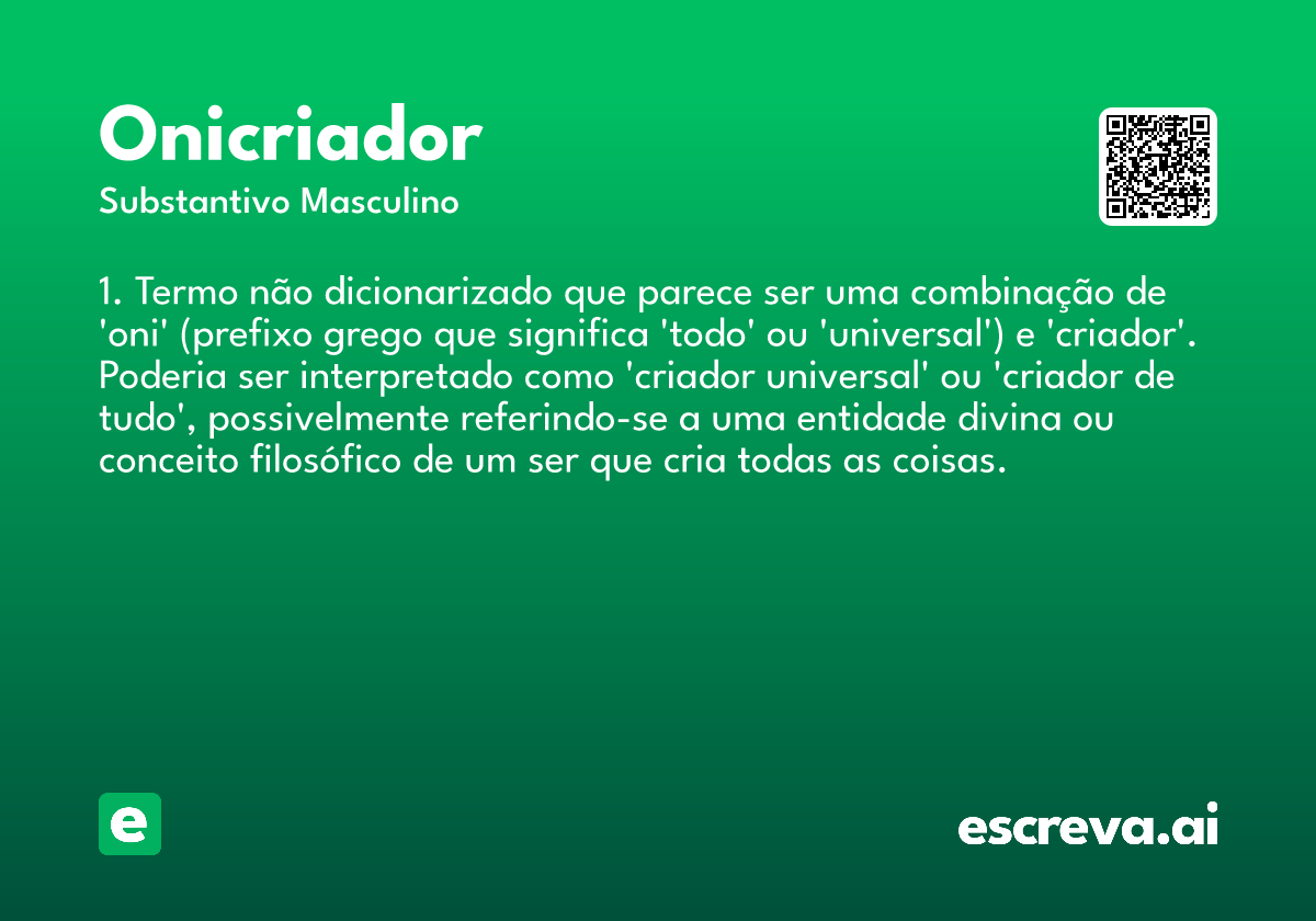 onicriador