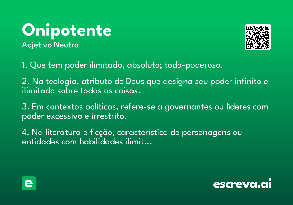 onipotente