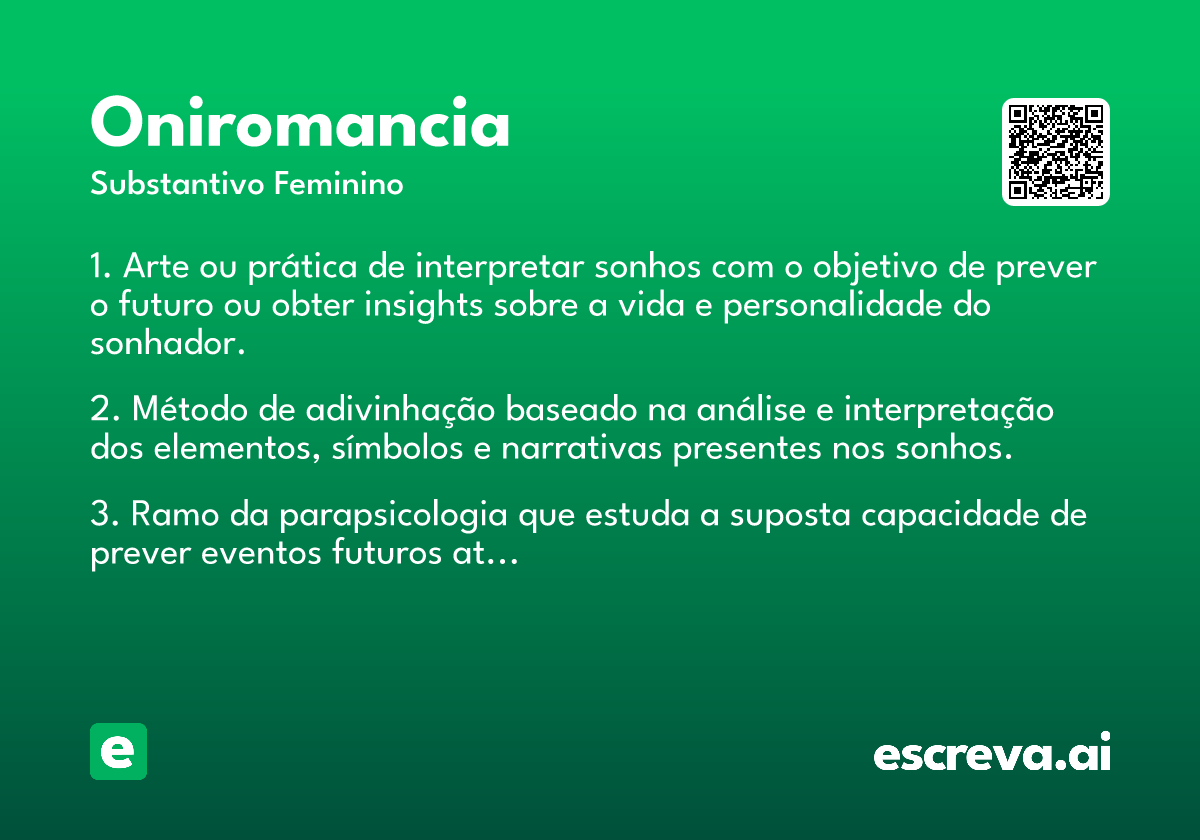 oniromancia
