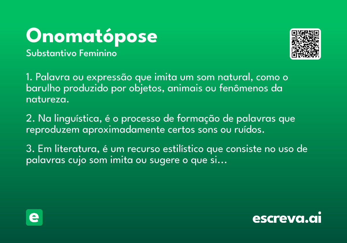 onomatópose