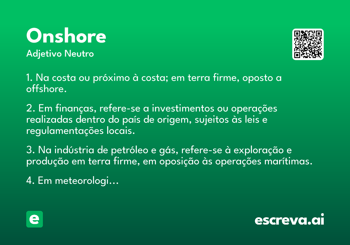 onshore