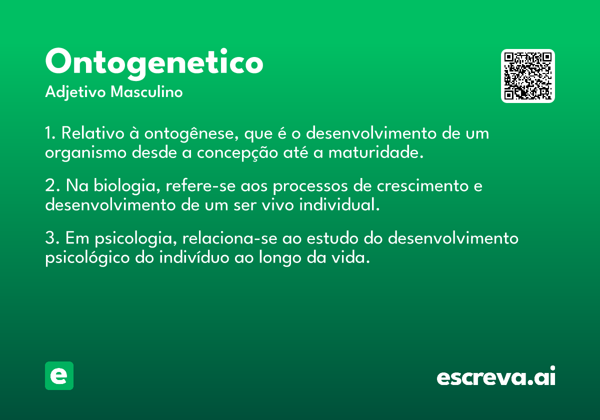 ontogenetico