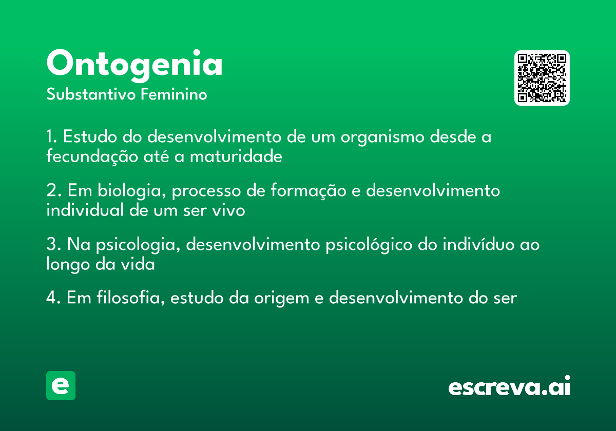 ontogenia