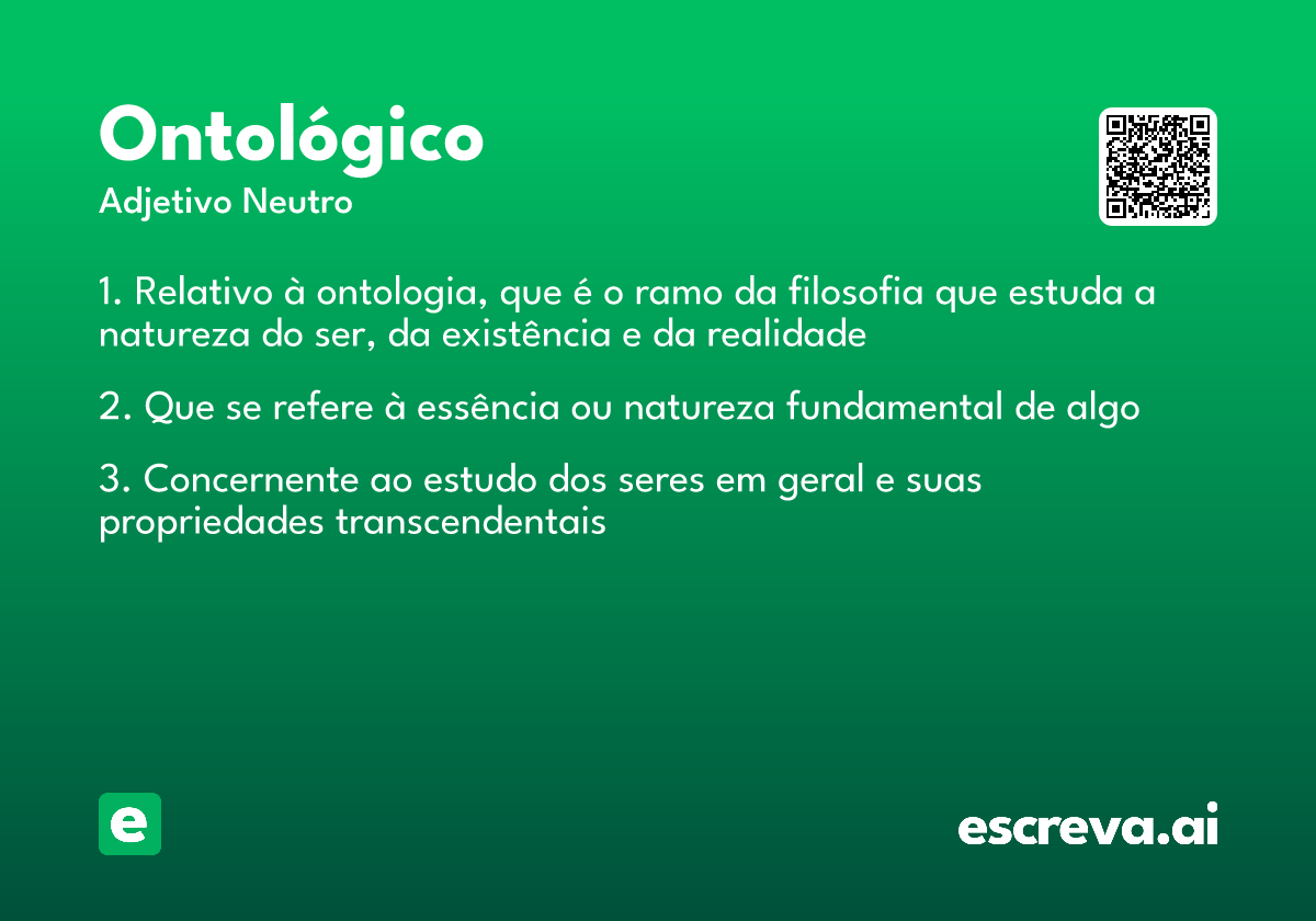 ontológico