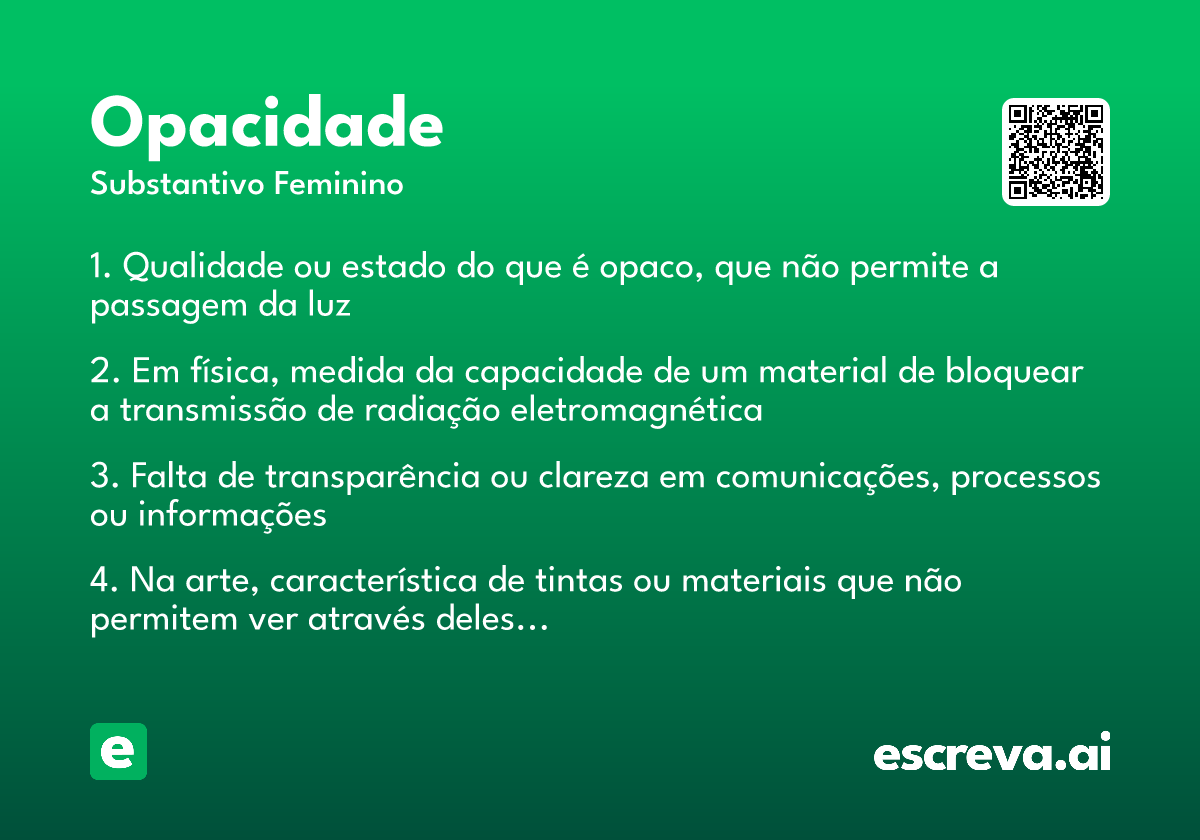 opacidade