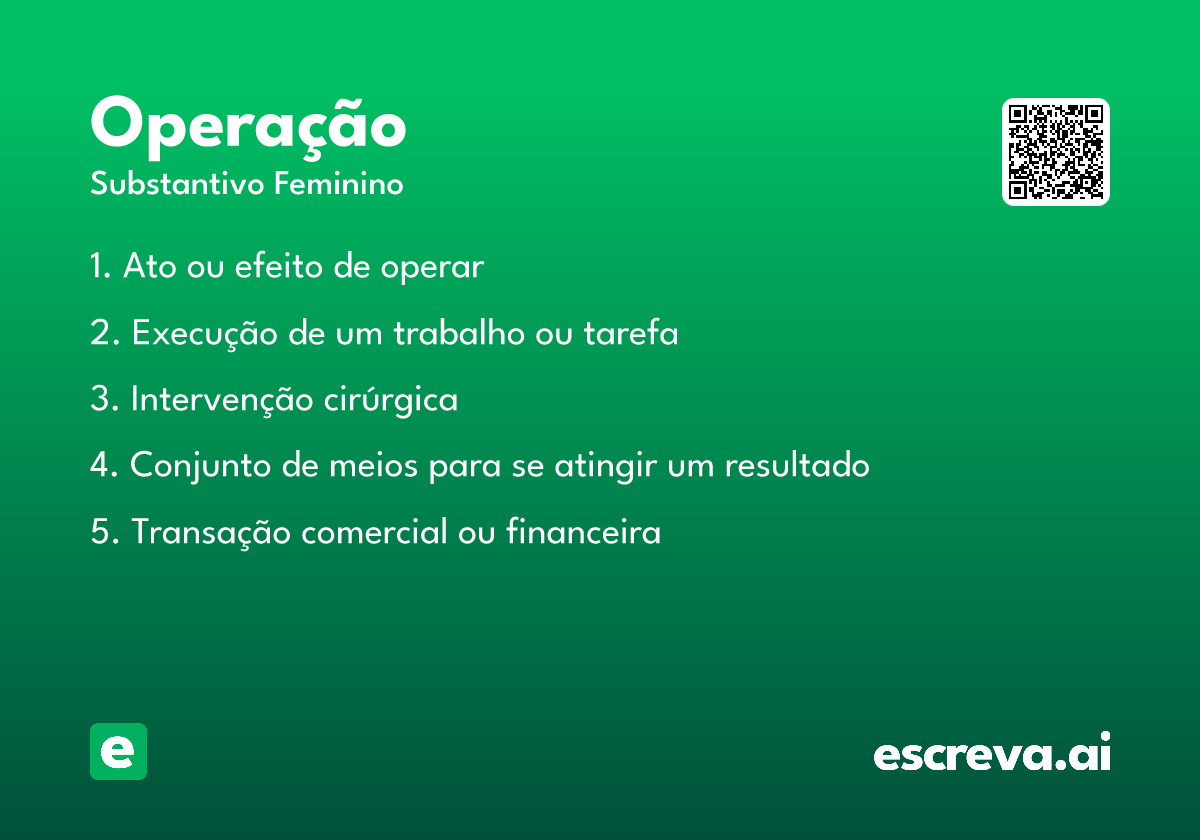 operação