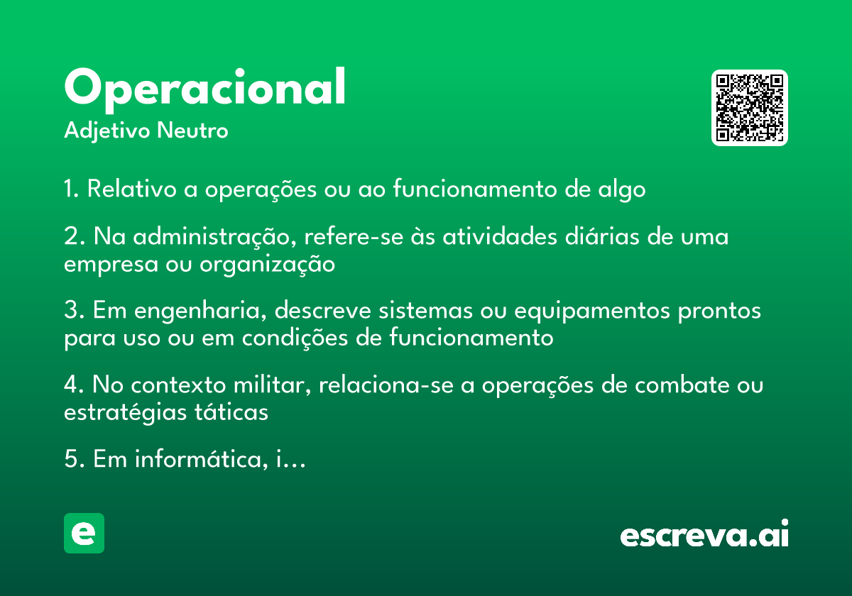operacional