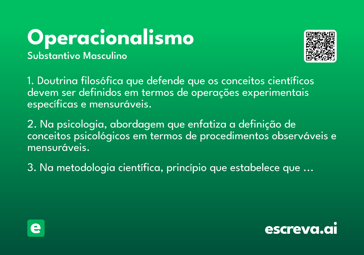 operacionalismo
