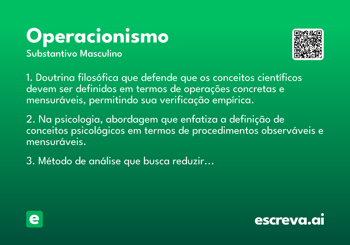 operacionismo