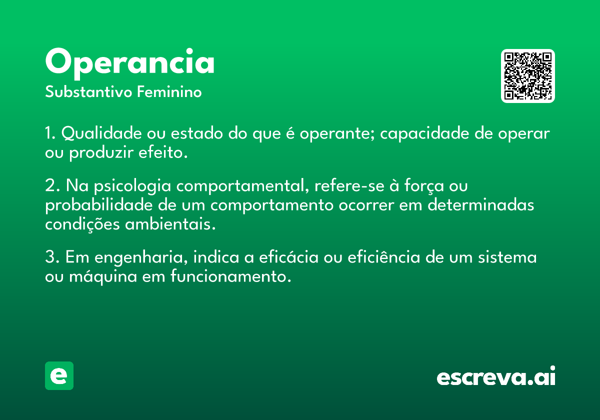 operancia