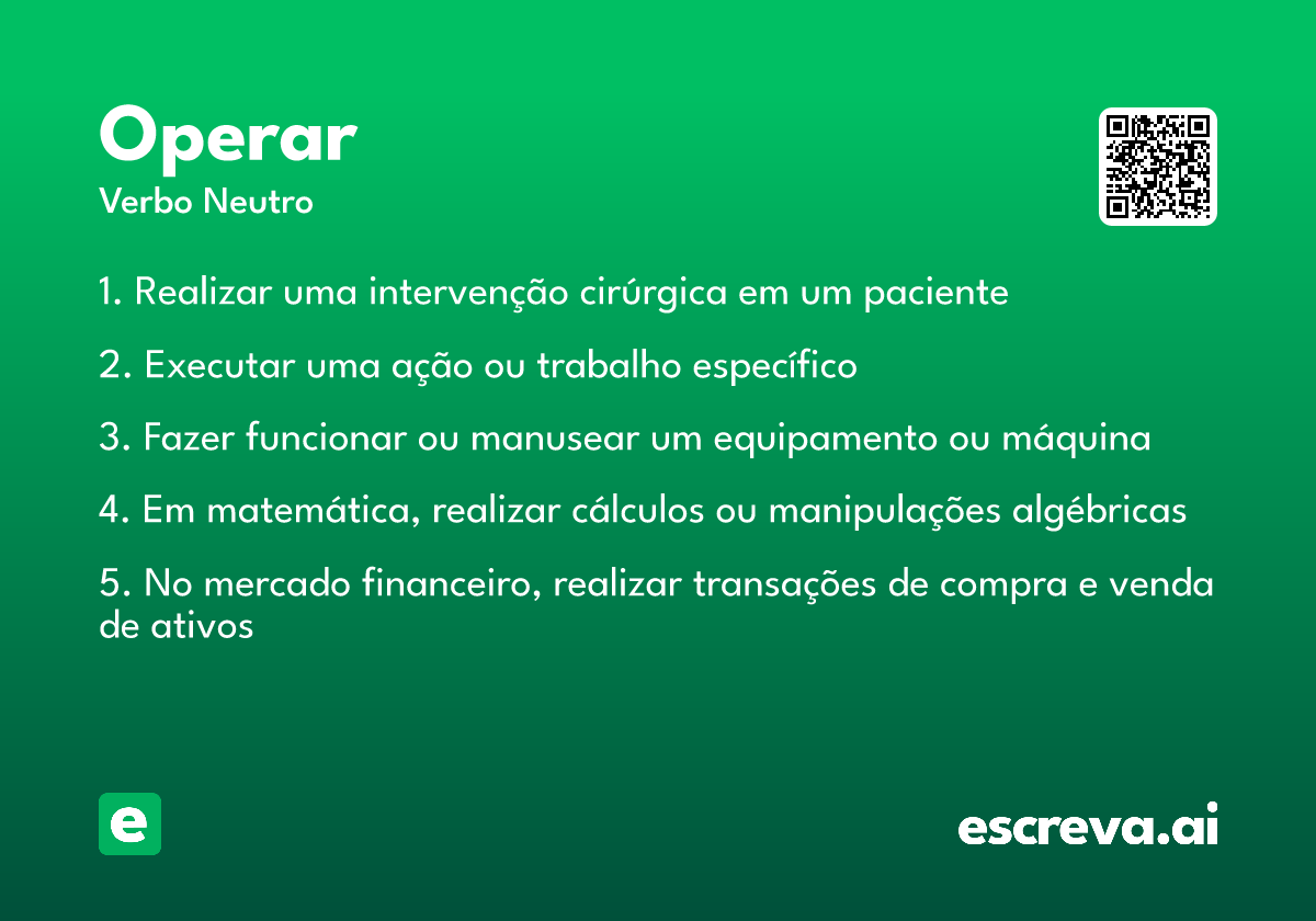 operar