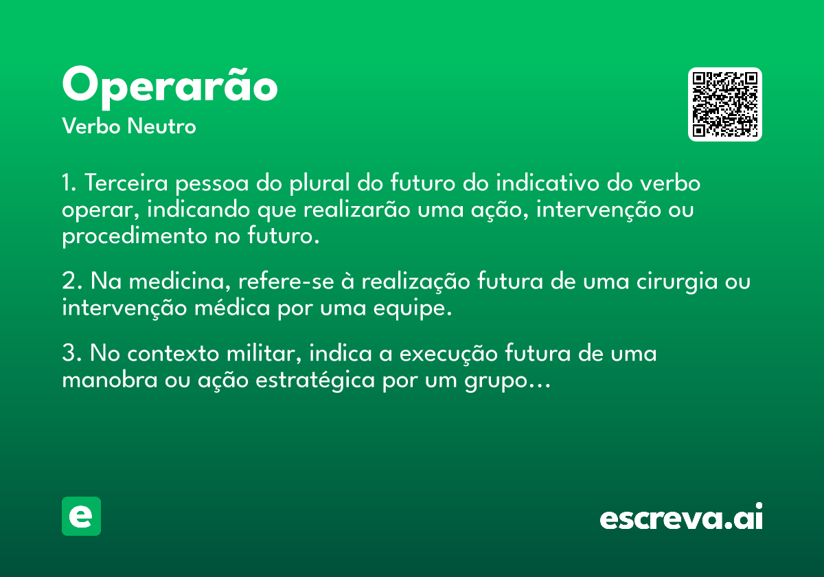 operarão