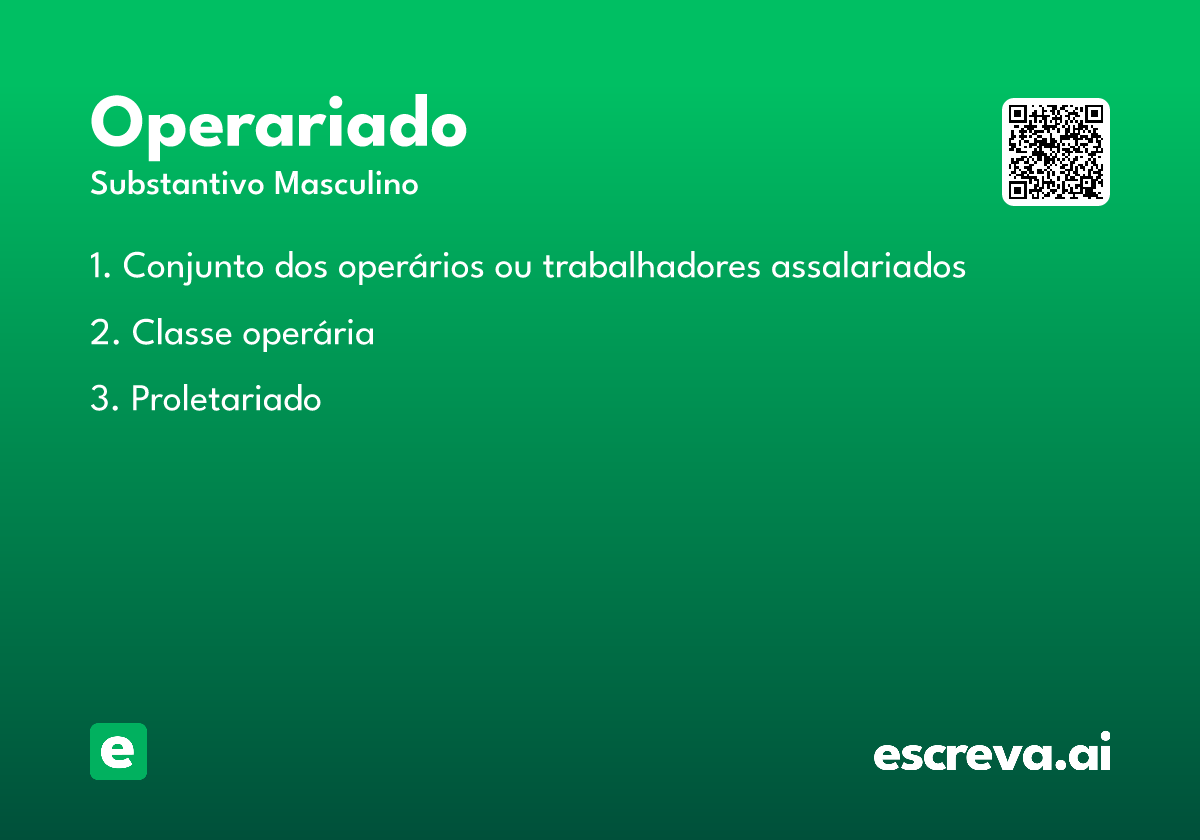operariado