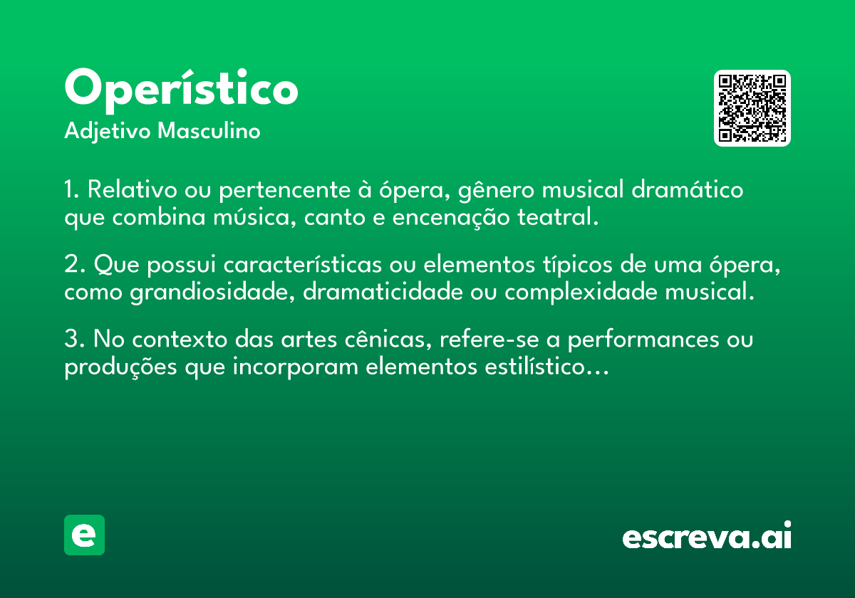 operístico