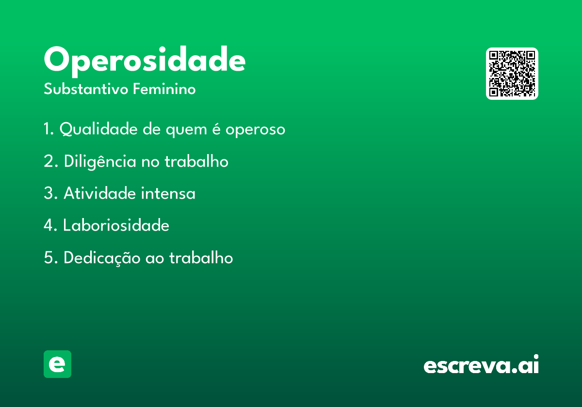 operosidade