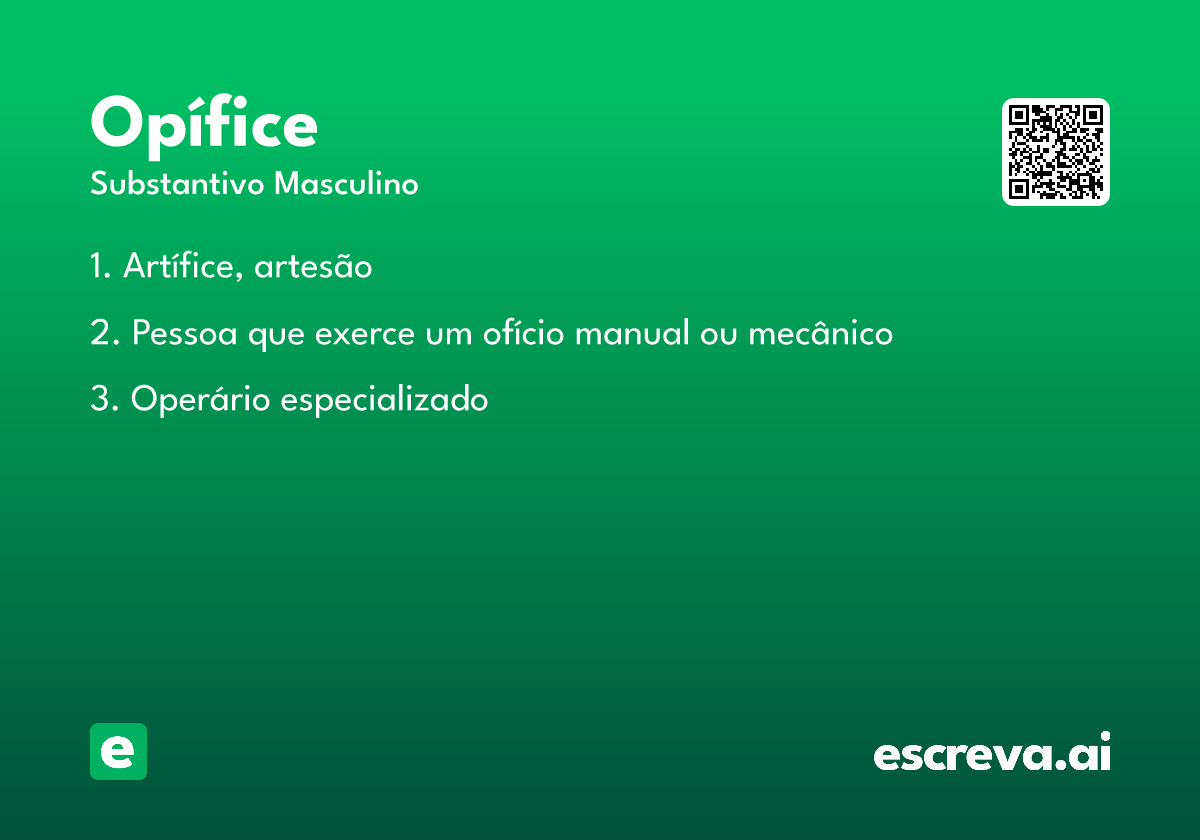 opífice