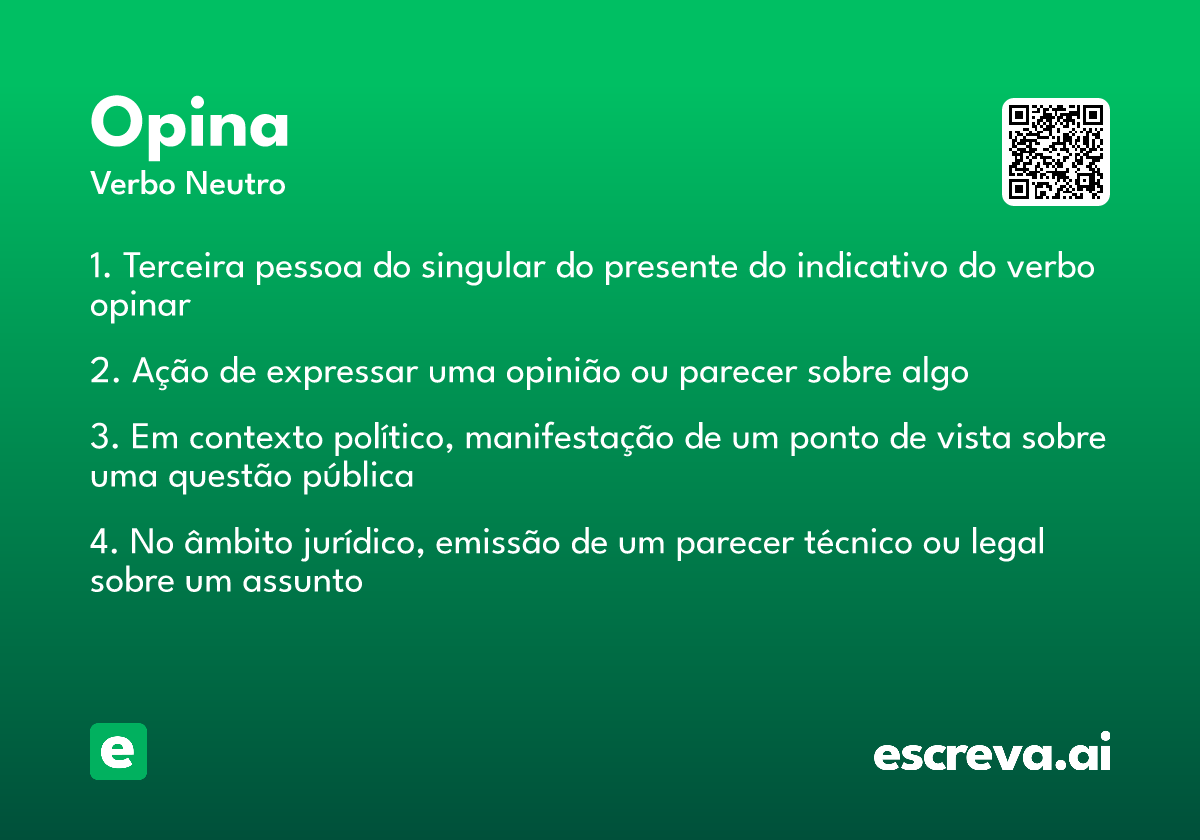opina