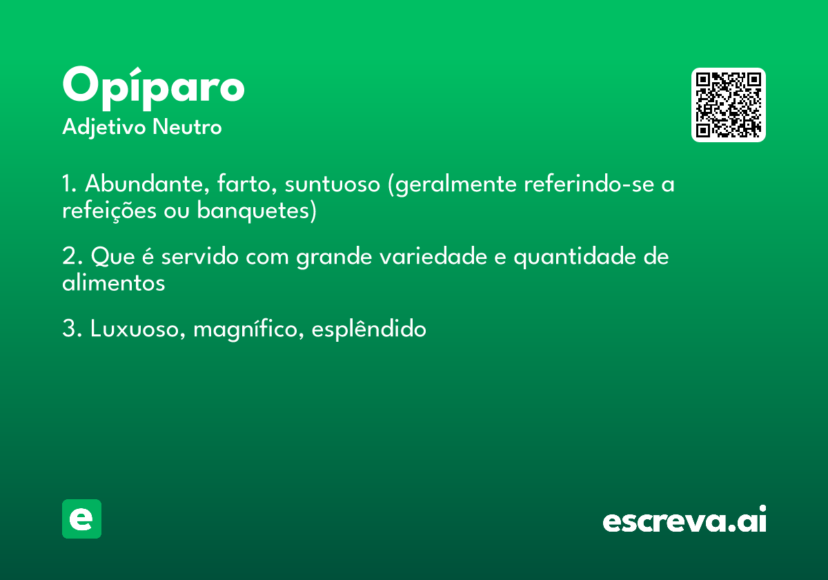 opíparo