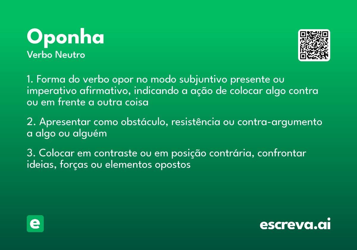 oponha