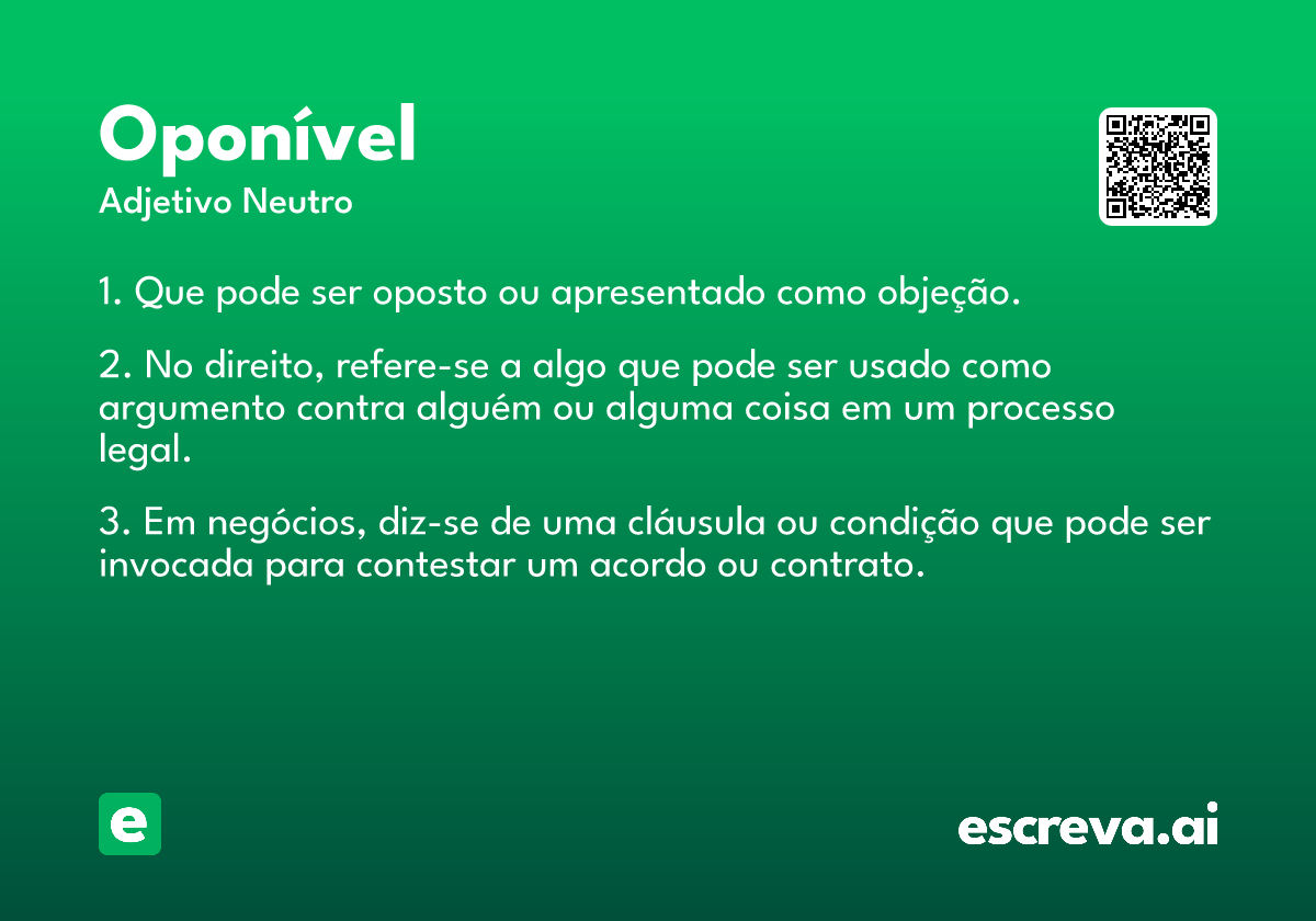 oponível