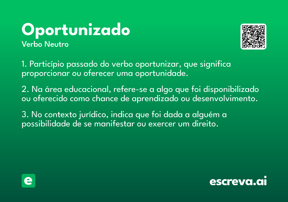 oportunizado