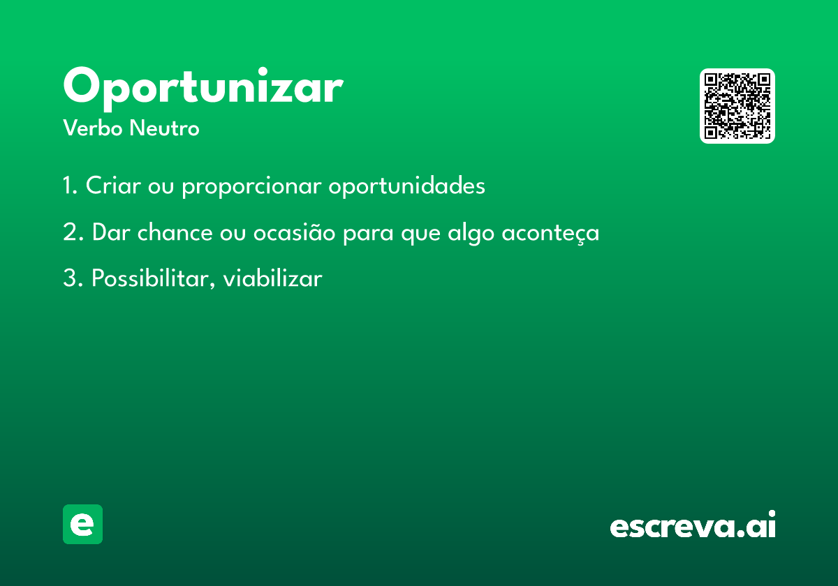 oportunizar