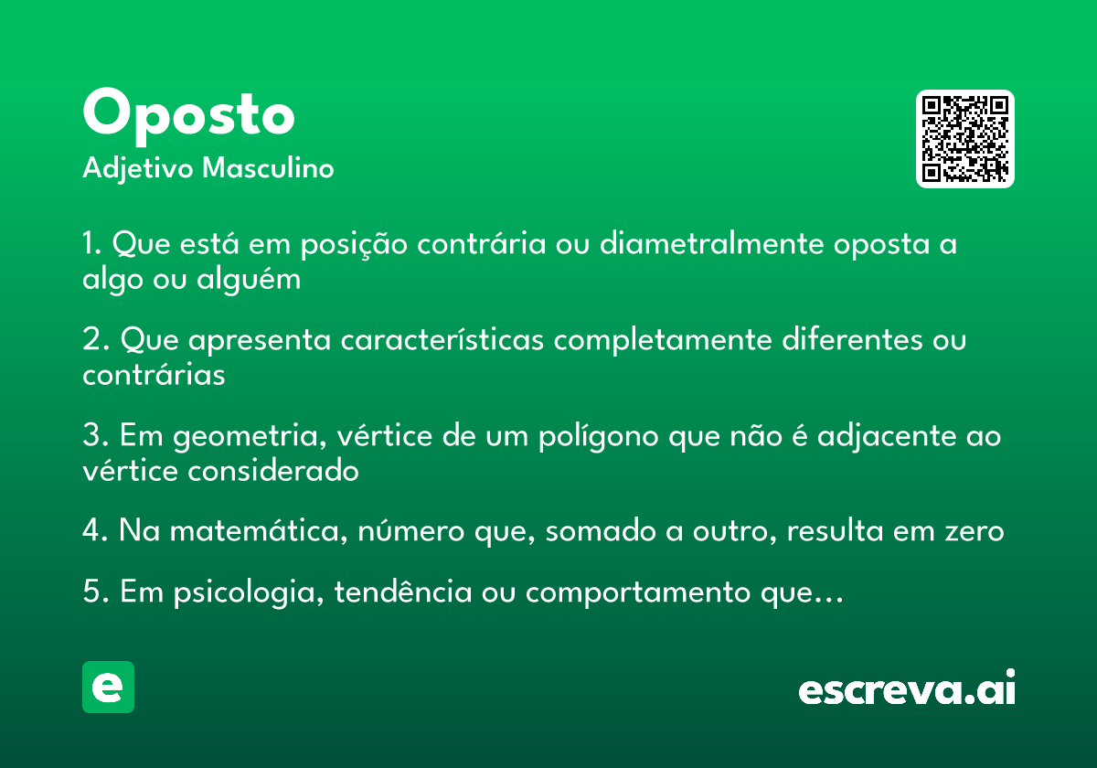 oposto