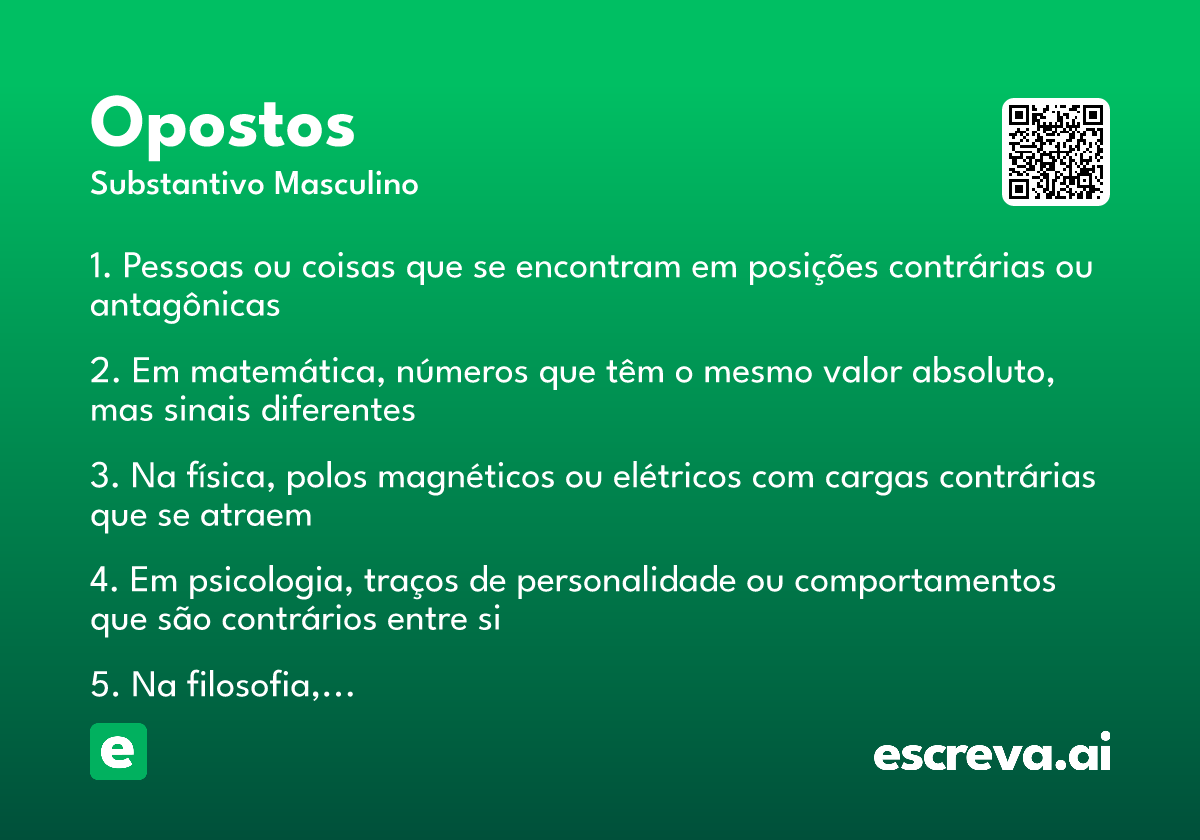 opostos