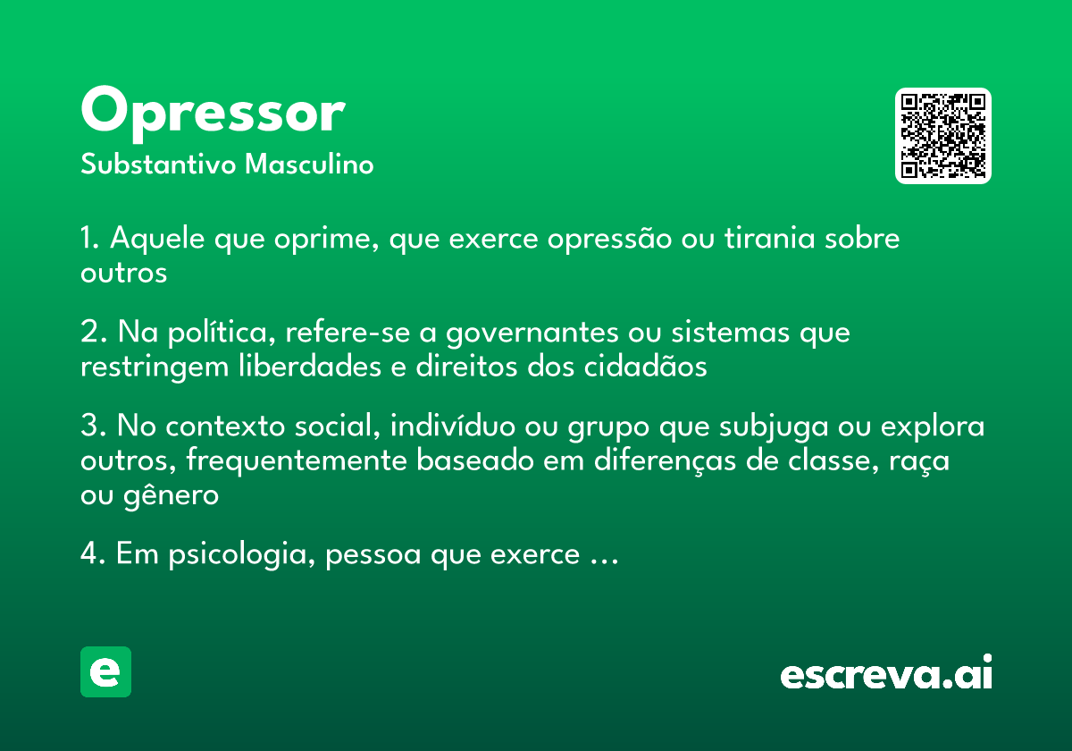opressor
