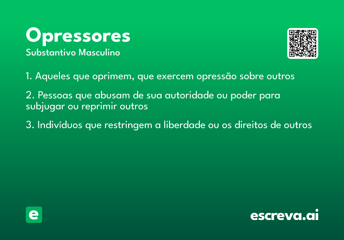 opressores