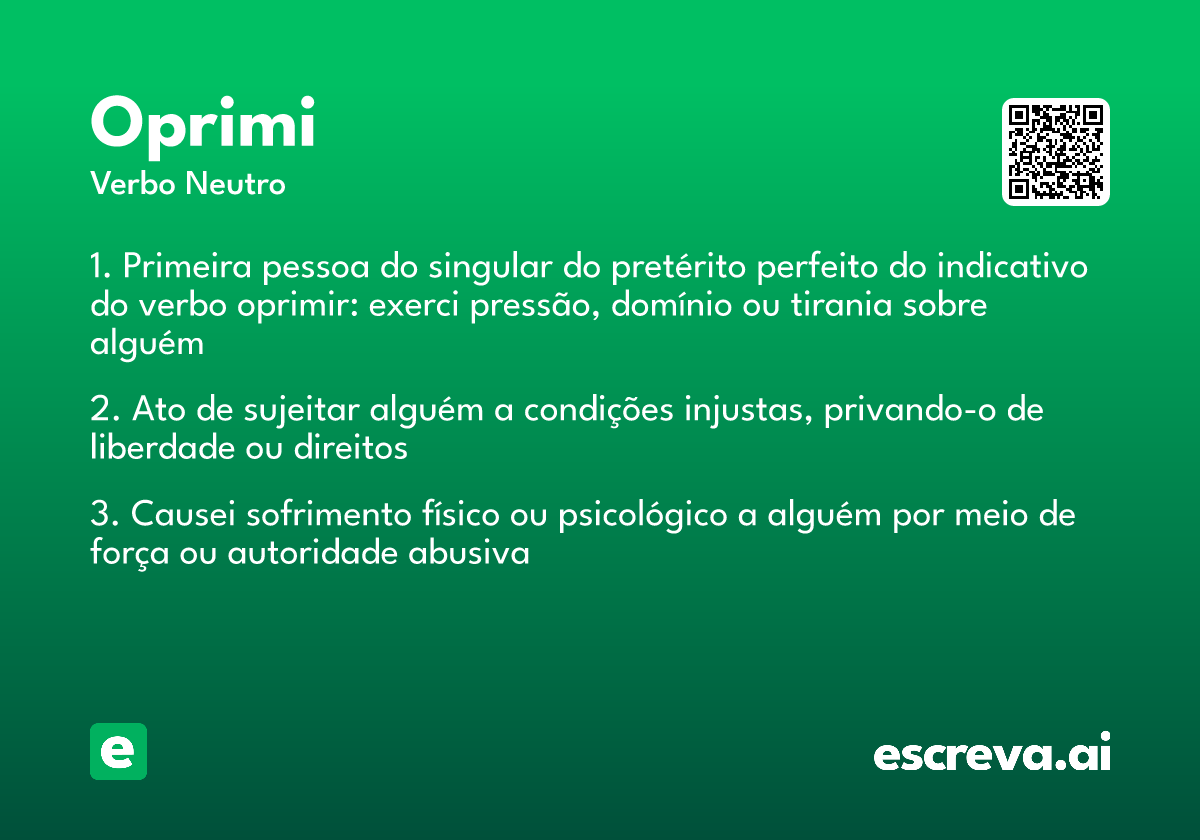 oprimi