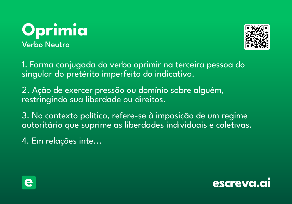 oprimia