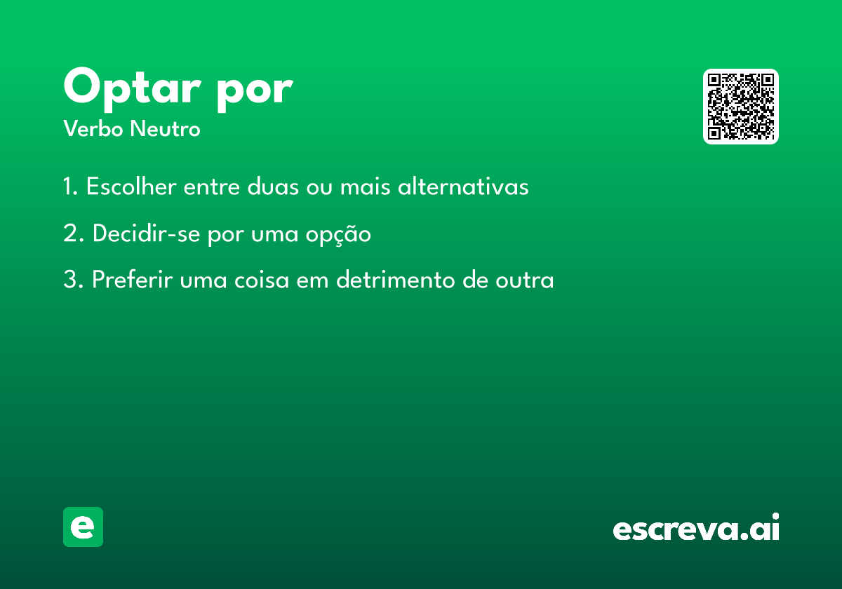 optar por