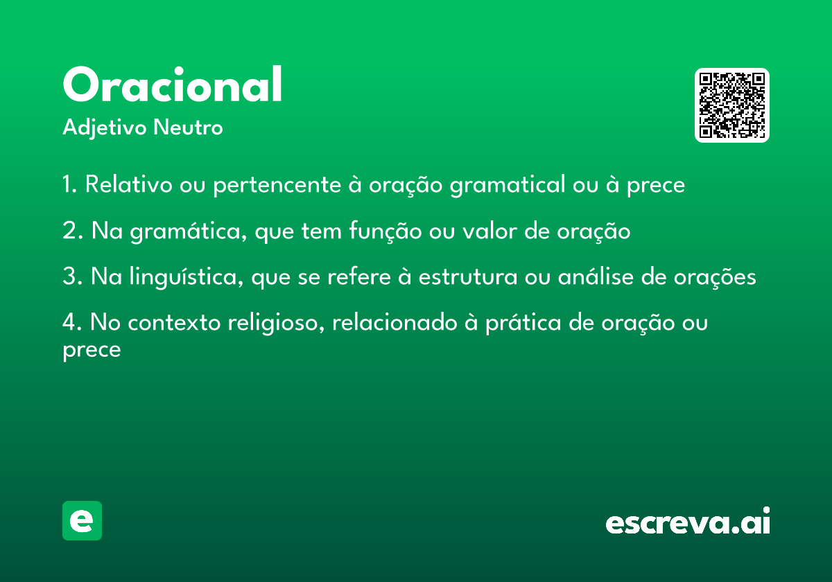 oracional