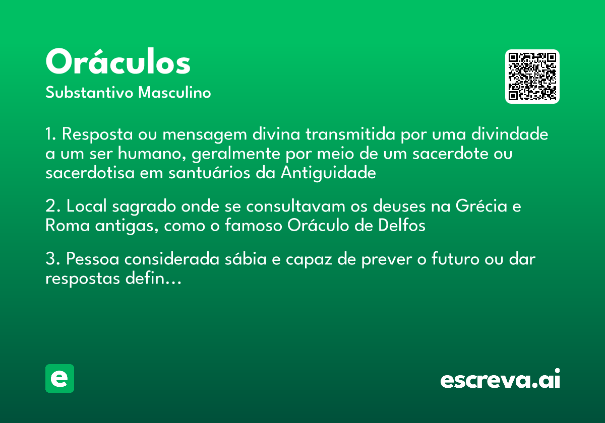 oráculos