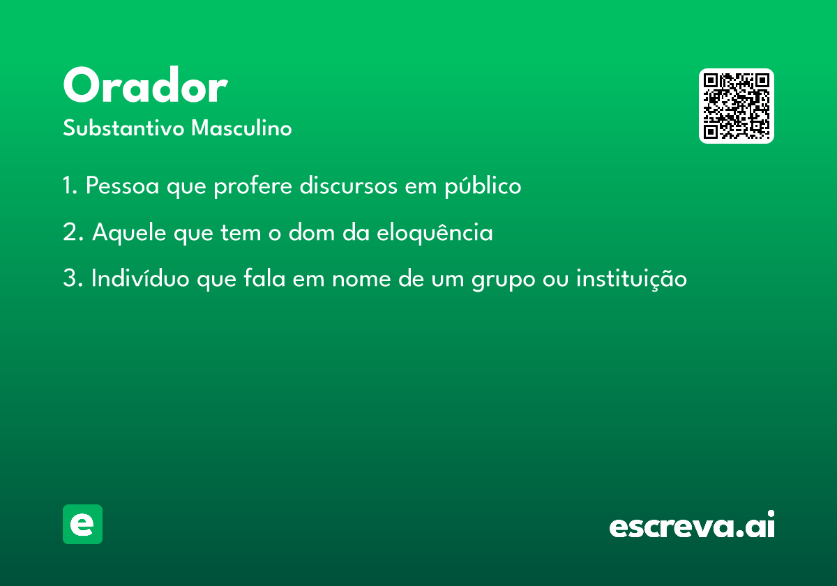 orador