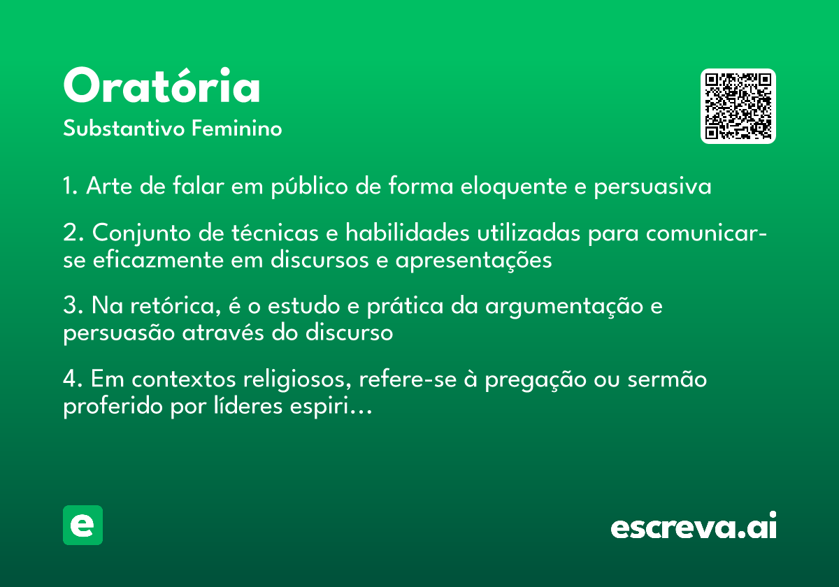 oratória