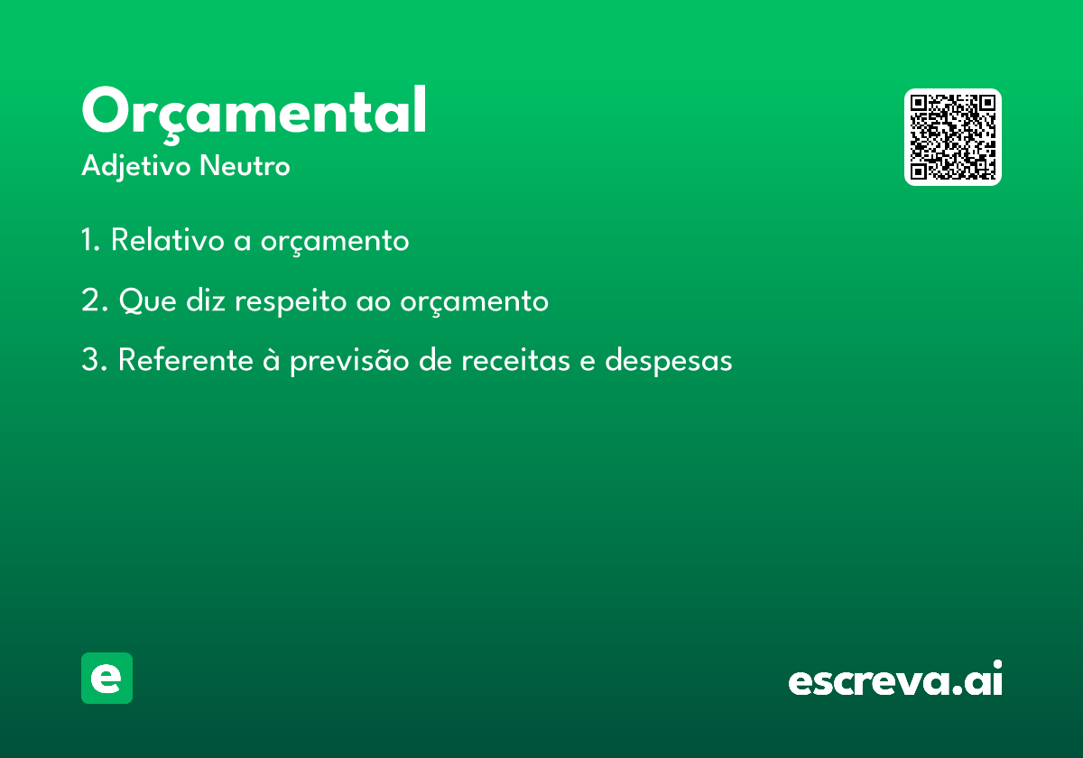 orçamental
