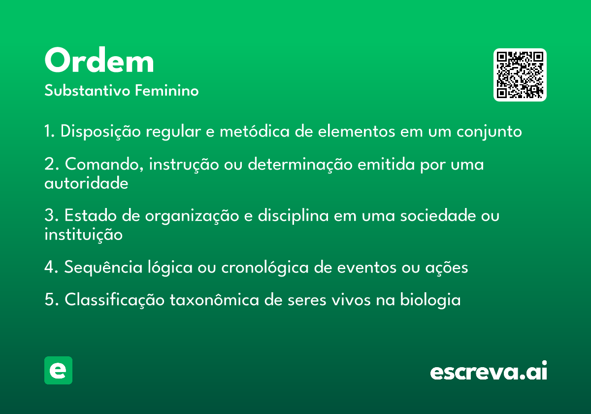 ordem