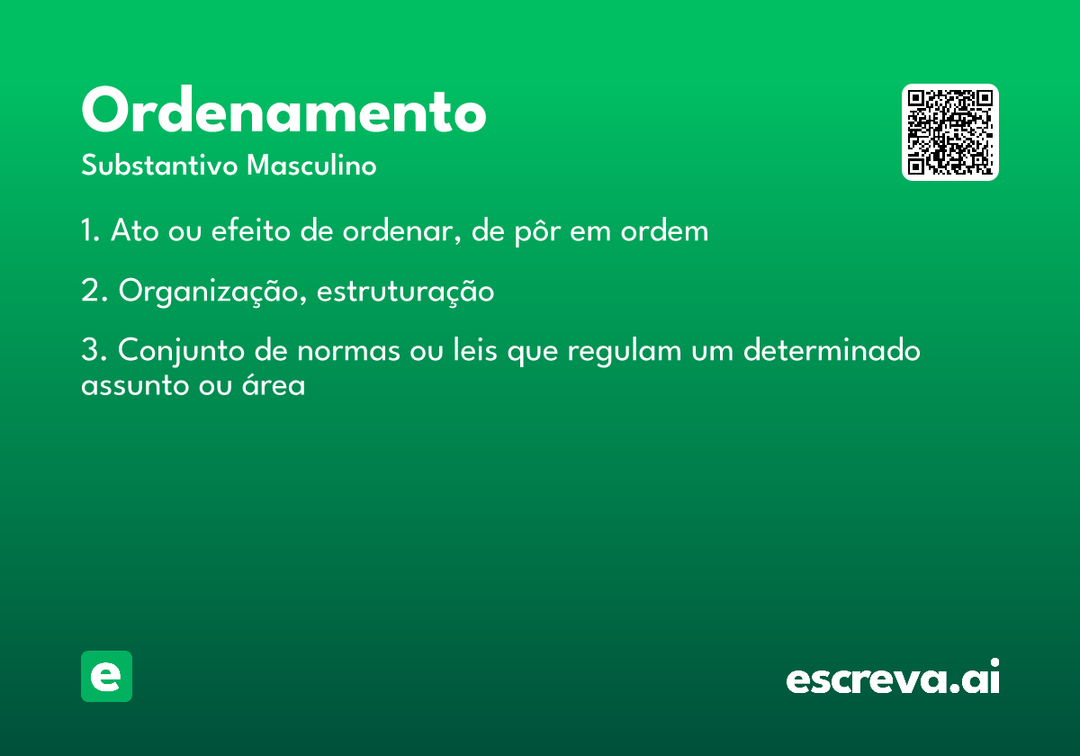 ordenamento