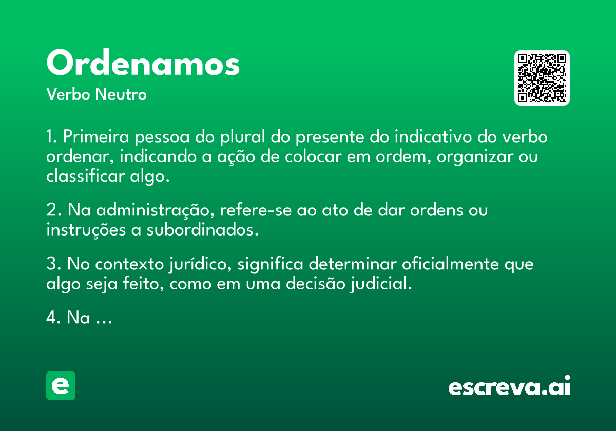 ordenamos