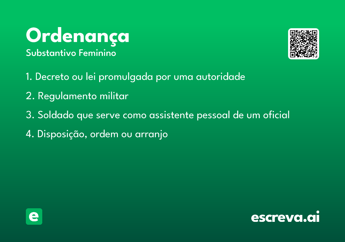 ordenança