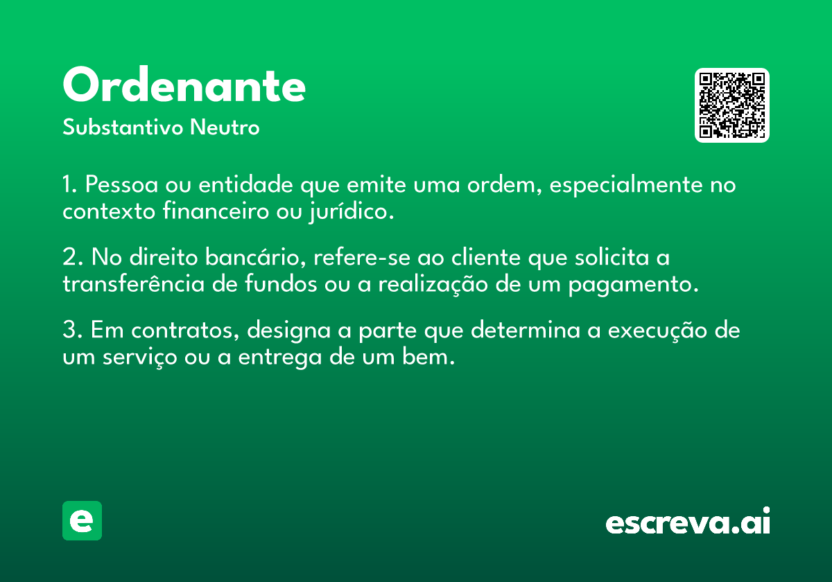 ordenante