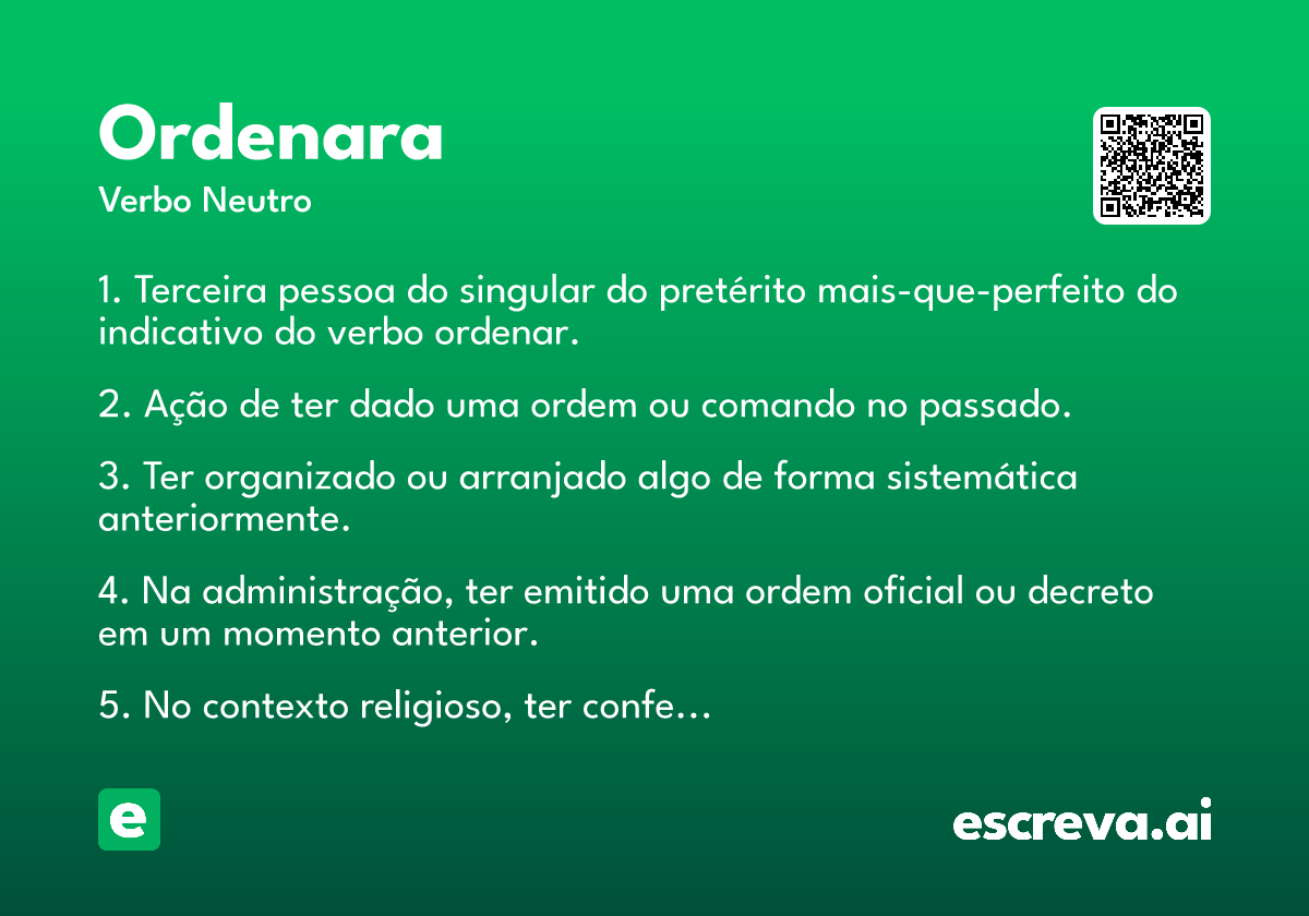 ordenara