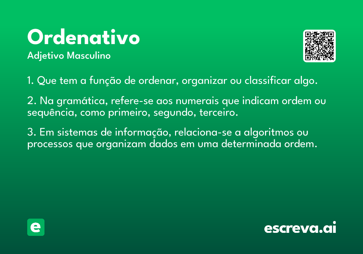 ordenativo