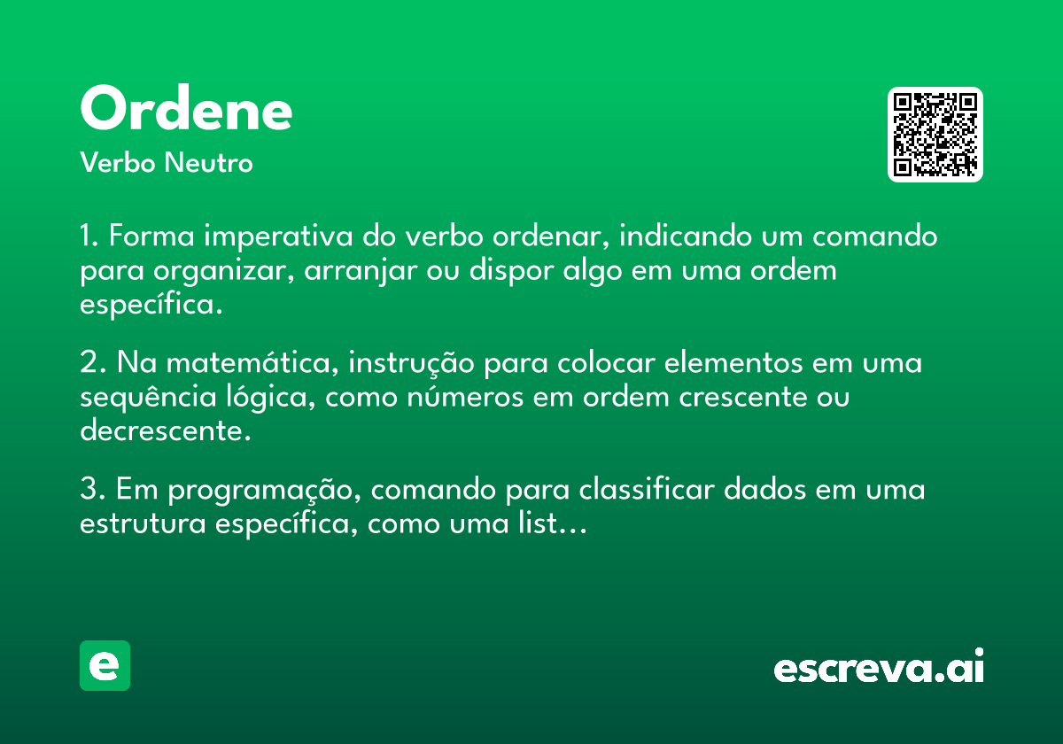 ordene
