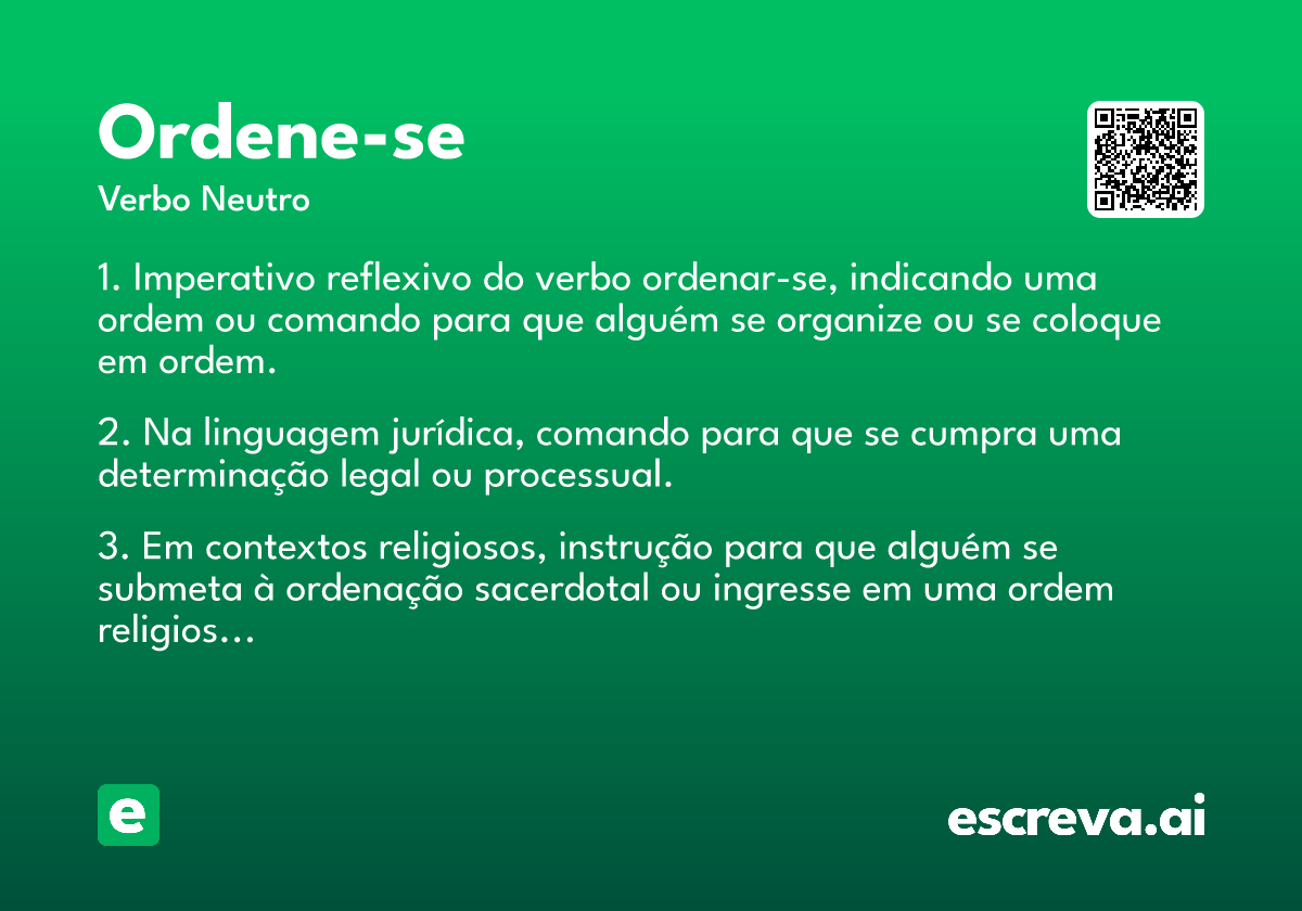 ordene-se