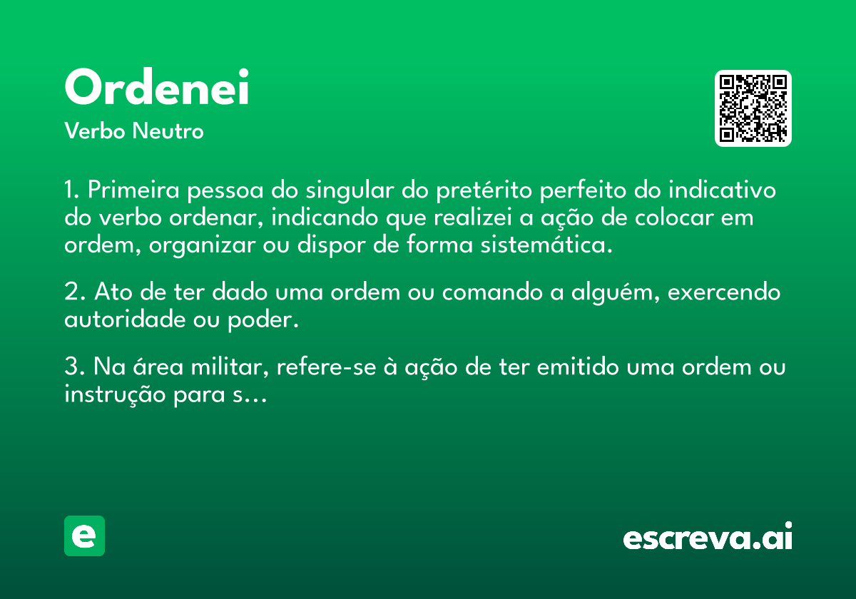 ordenei