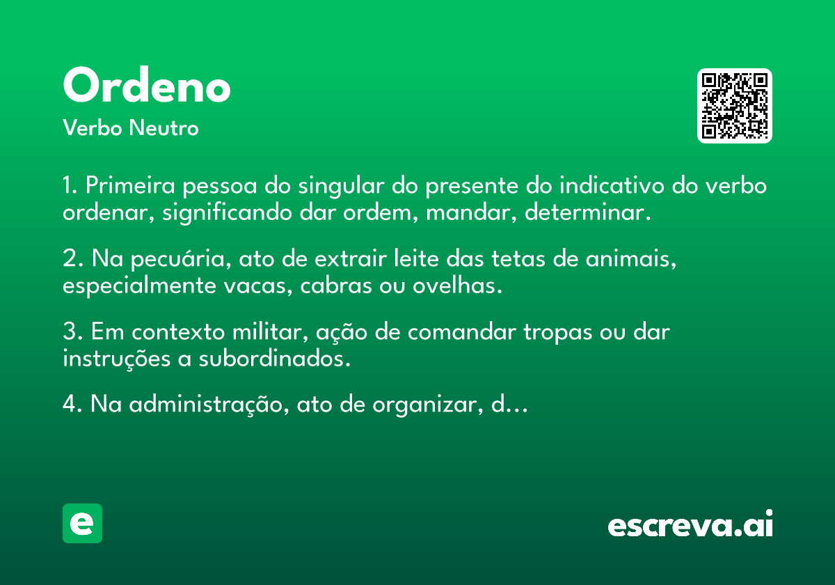 ordeno